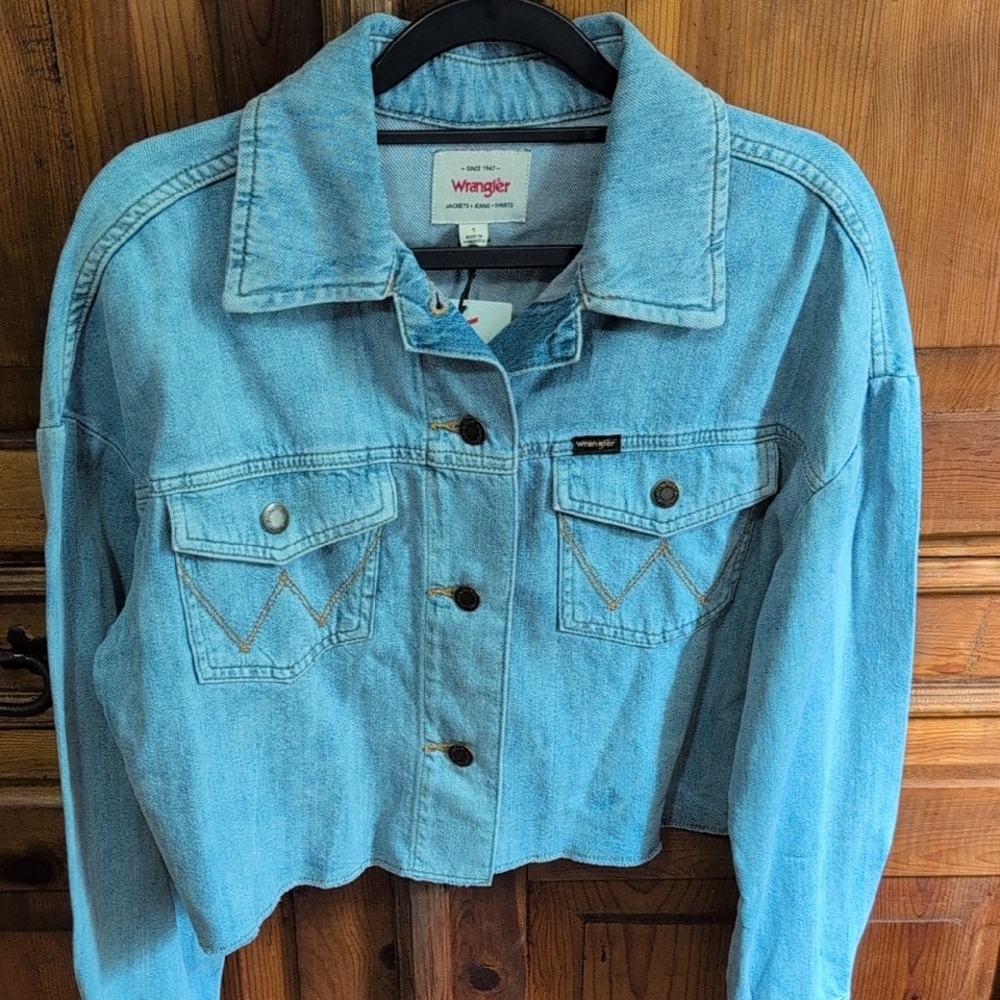 Wrangler Women's Sky Blue Jean Jacket
